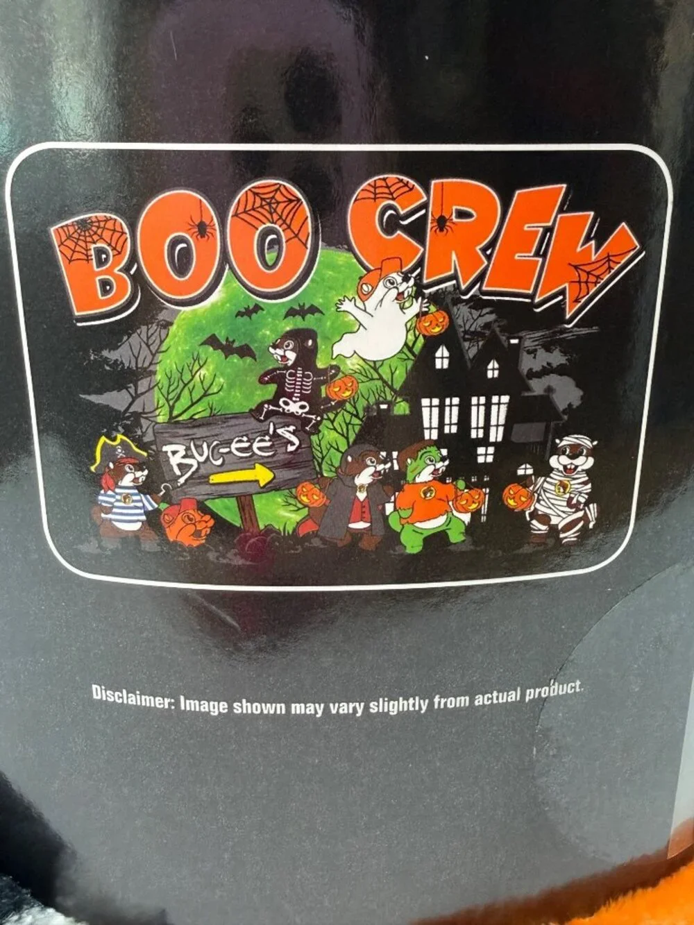 Buc-ees Halloween Boo Crew Plush Throw Blanket 50